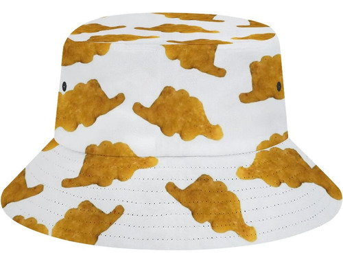 Lindo Dinosaurio Pollo Nuggets Hombre Mujer Cubo Sombrero Ve