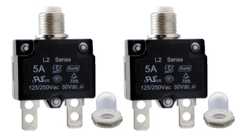 2x Fusible Del Interruptor Del De Sobrecarga Térmica Del