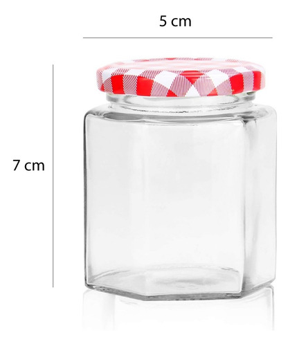 Set De 12 Frascos De Vidrio Conservero 85 Ml