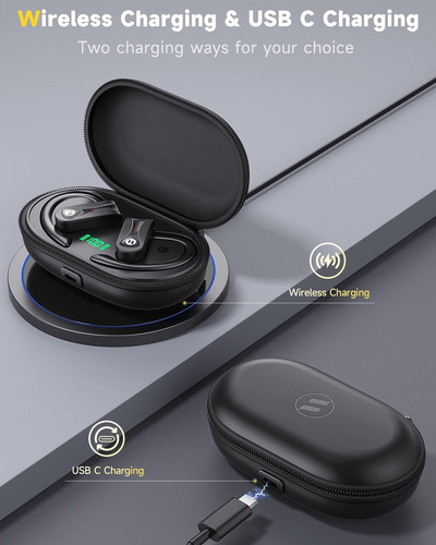 Auriculares Bluetooth Cancelación De Ruido 4 Micrófonos Llam
