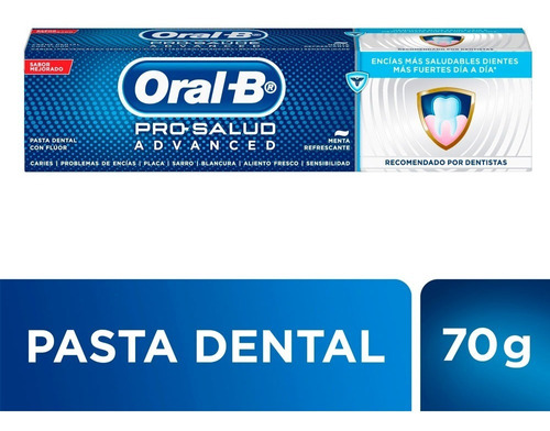 Crema Dental Oral B  Pro Salud Advanced Menta X 70 G