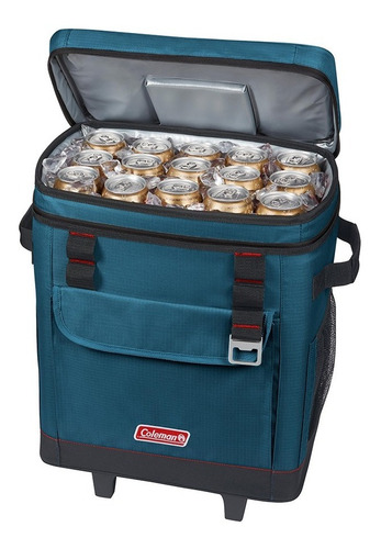 Imagen 9 de 9 de Conservadora Bolso Térmico Con Ruedas Coleman 42 Cans