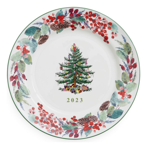 Placa De Coleccionista Anual Spode Christmas Tree 2023 | Pla