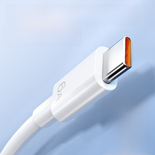 Carga Súper Rápida Tipo C De 6 A, 2 M, Usb C De Carga Rápida