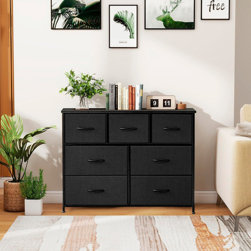 DecoTeam DDC-038 Cómoda Negro Mate
