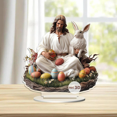 Decoración De De Pascua, Adorno Acrílico Plano 2d, Regalo,