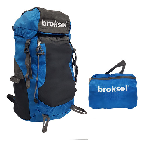 Mochila Broksol Transformer Trekking 25 Litros Moch-14az Color Azul