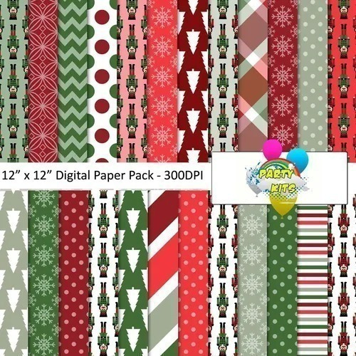 Papel Clipart Fondos Digital Cascanueces De Navidad