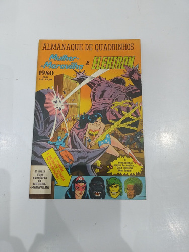 Almanaque De Quadrinhos Mulher Maravilha E Eletron 1980 Ebal