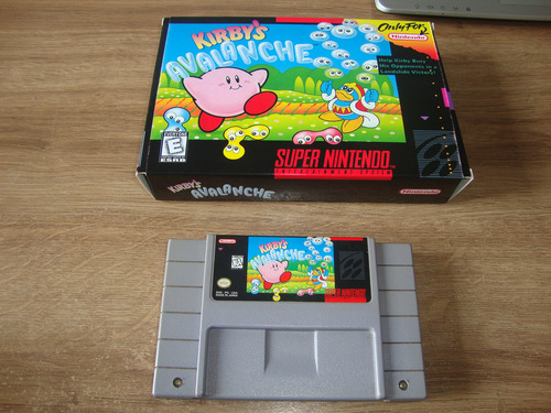 Kirby S Avalanche Original Americano Para Super Nes (Usado)