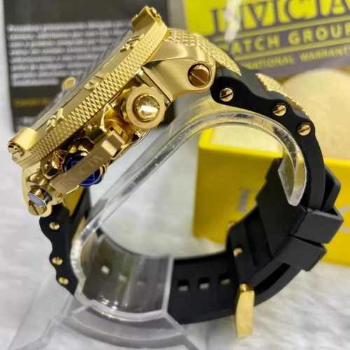 Relógio Invicta Subaqua Noma Iii Model 18526 Masculin Quartz Preto Dourado