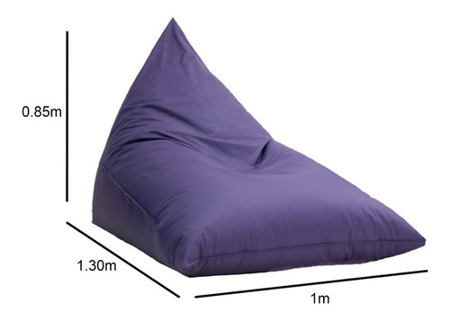 Imagen 3 de 5 de Puff Pirámide + Almohadón De Regalo / Divan Home