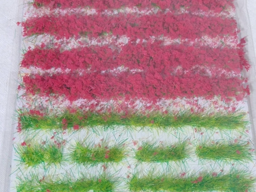 Imagen 3 de 6 de Nico Blister Matas En Tiras Canteros Rojo Verde H0 (edh 177)