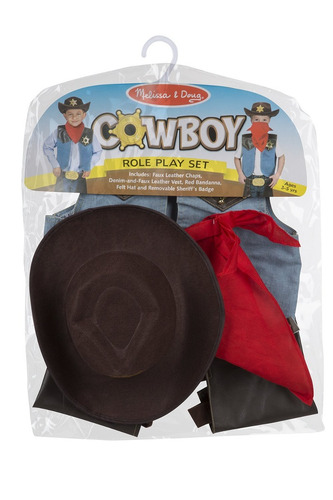 Melissa & Doug Vaquero Juegos De Rol Juego De Vestuario (5 P