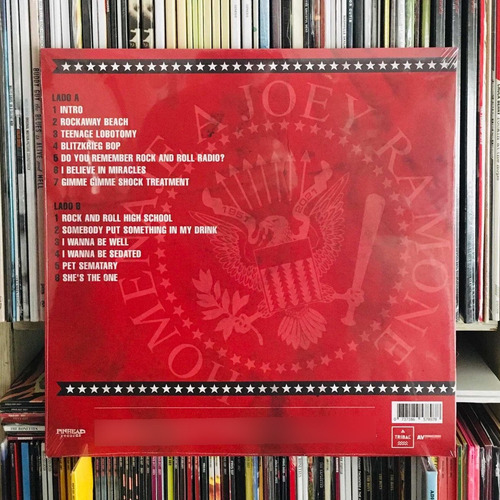 Homenaje A Joey Ramone Parte 1 Vinilo + Parche De Regalo.