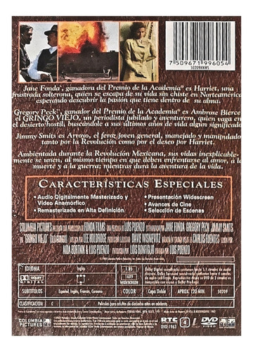 Gringo Viejo / Gregory Peck, Jane Fonda (1989) Dvd