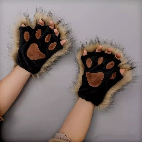 Disfraz De Halloween Con Forma De Máscara De Zorro Y Guantes