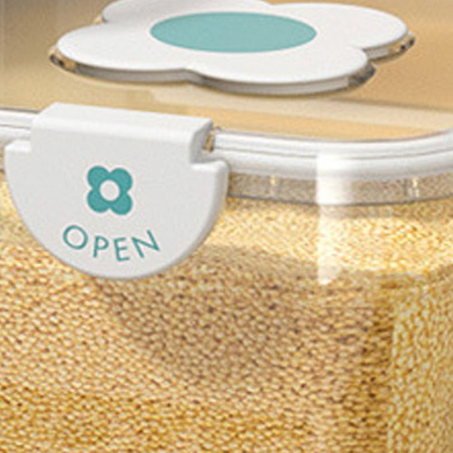 Caja De Almacenamiento De Arroz Hermética Transparente