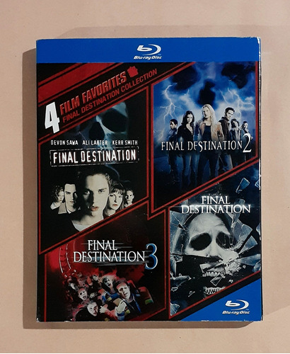 Destino Final 1 + 2 + 3 + 4 - Blu-ray Original