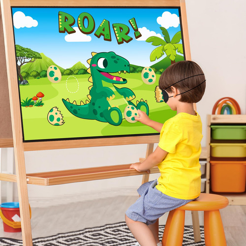Juegos De Fiesta De Dinosaurios Ipartycool Pin The Egg