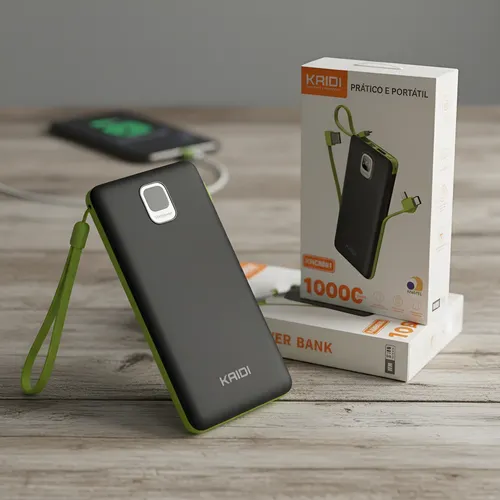 Power Bank Kaidi 10000mah Carregador Portátil,celularknc8881