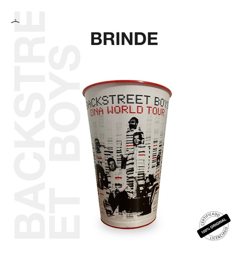 Camiseta Oficial Backstreet Boys Dna World Tour 2020 +brinde