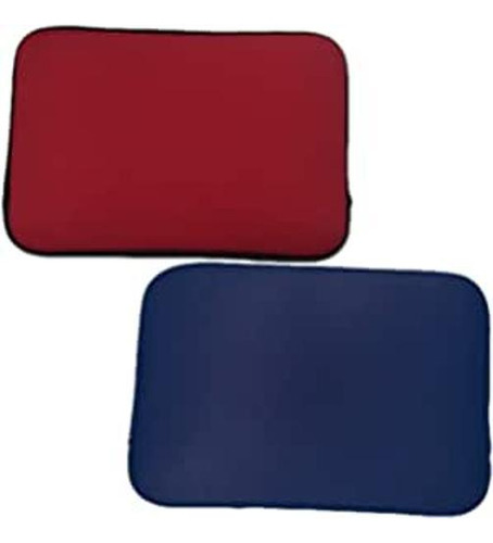 Kit 2 Capas Para Notebook 15,6 Polegadas Vermelho E Azul