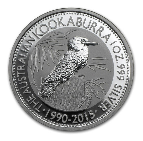 Aus1035 Australia Onza Plata Kookaburra 2015 Ayff (Usado)
