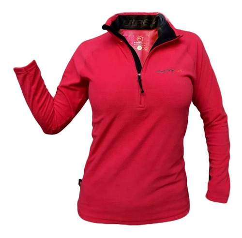 Buzo Micropolar Dama Invierno Moda Deporte Mujer Abrigo Frio Sky Running Trekking Gym Moda Liviano Respirable Mama 