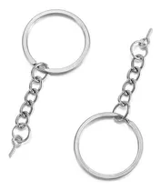 Comprar Argola Italiana Chaveiro Corrente 25mm + Elo + Pitão 50 Pçs