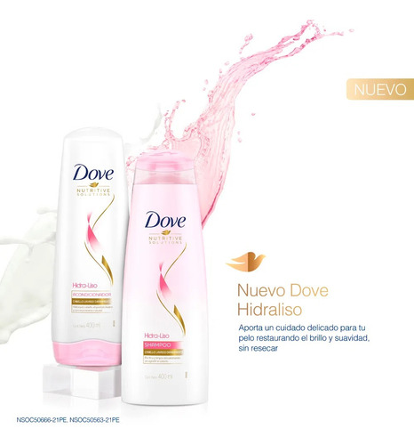 Dove Shampoo & Condicionador Hidra Liso C/2 - Unid