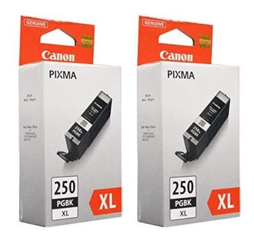 Canon Pgi-250 Xl Cartucho De Tinta Negra (paquete De 2)