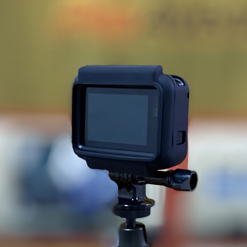 Capa Protetora Em Silicone Para Frame de Gopro 5/6/7 Cor Preto