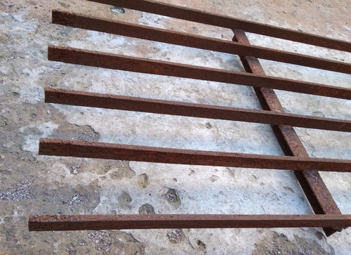 Reja 63 X 210 Hierro Planchuela Y Hierro T (Usado)