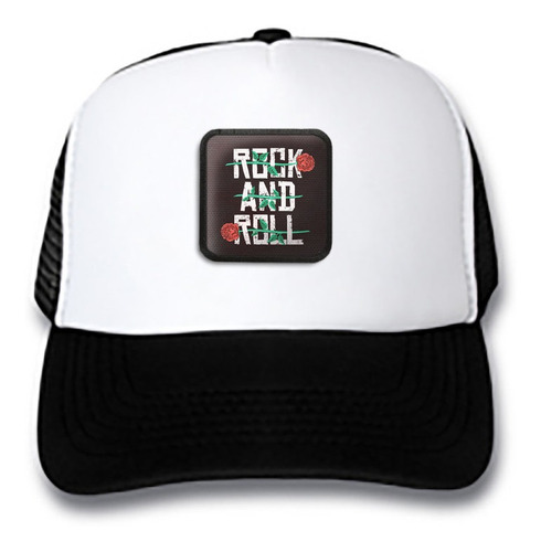 Gorra Gorro Trucker Music Musica Rock&roll Rosas Mus6d