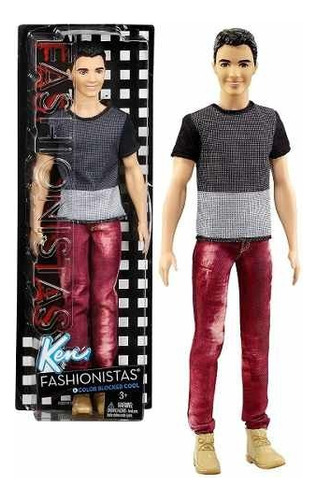Barbie Ken fashionistas 6 color blocked cool