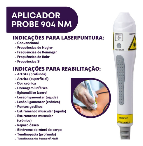 Aplicador De Laser Probe P5 904nm Para Laserpulse Ibramed