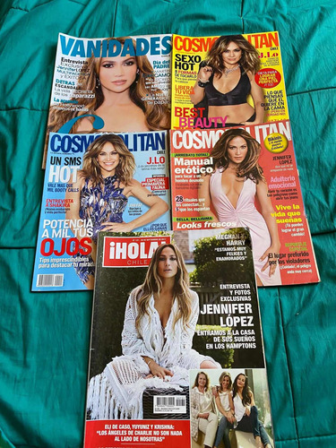 Jennifer Lopez Pack Revistas Con Portadas De La Diva
