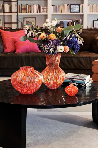 Jarrón Grande De Cristal Por Diane Von Furstenberg