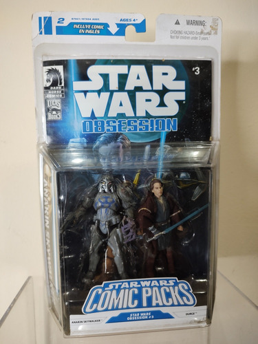 Star Wars Cómic Pack Anakin Skywalker Durge (nuevo) Hasbro 