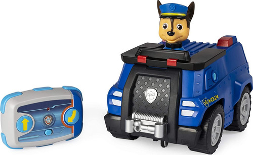 Paw Patrol, Coche De Chase Control Remoto Con 2 Direcciones Azul Chase
