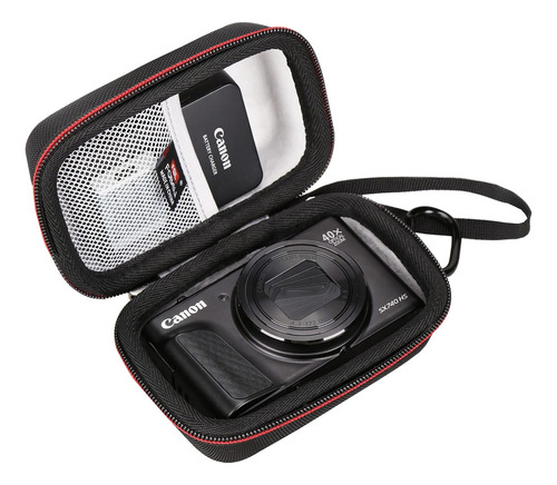 Funda Rigida Para Canon Powershot Sx740/sx620 Negra Compa