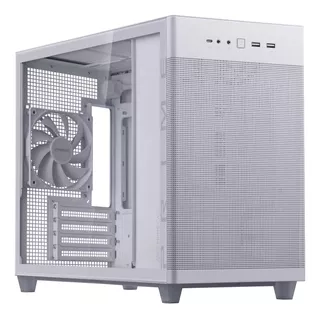 GABINETE ASUS PRIME AP201 WHITE MICRO ATX VIDRIO TEMPLADO