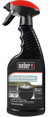 Weber 8028 Limpiador De Parrilla Exterior, Color Negro