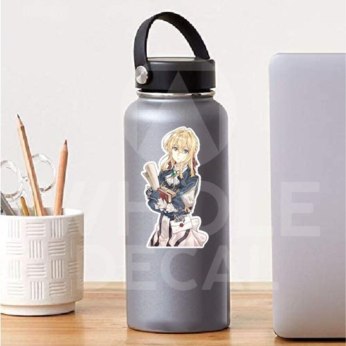 Violet Evergarden Sticker Mate Resiste Agua Sol Y Rayones