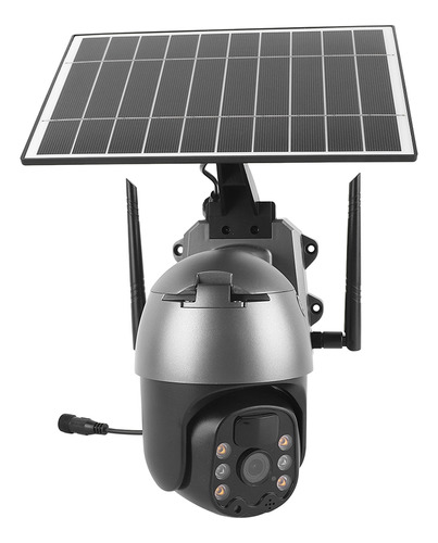 Cámara De Seguridad Solar Wifi, Control Remoto Inalámbrico 4