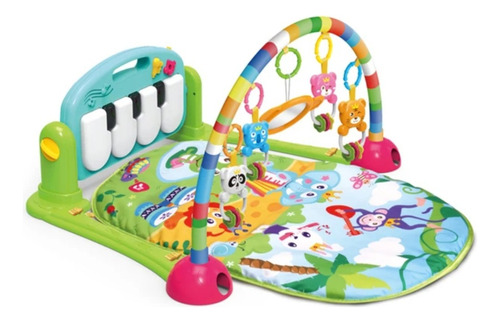 Gimnasio Para Bebe Musical Tapete Piano Giratorio Didáctico 