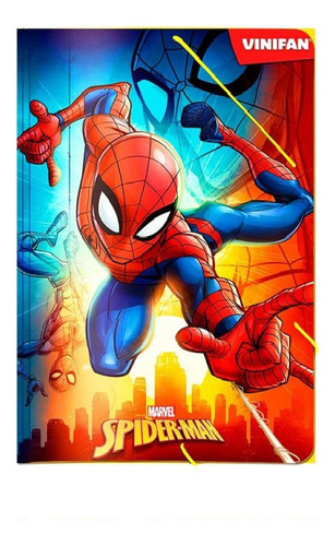 Folder Plástico Con Elástico Spiderman 1.08.2.