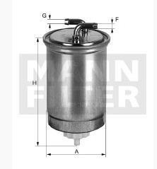 Filtro De Combustible Mann-filter Wk 940/35