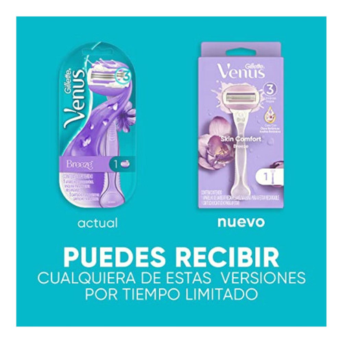 Venus Breeze Maquina Para Afeitar + 2 Cartuchos Venus Breeze